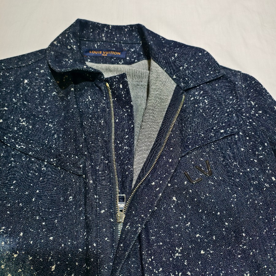 LV Galaxy Denim Jacket Men's Size S #RSLY-61 (5)