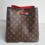 LV NéoNoé MM M44021 Brown Monogram Coated Canvas with Leather and Gold Hardware #RKEO-1 - Image 3