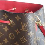 LV NéoNoé MM M44021 Brown Monogram Coated Canvas with Leather and Gold Hardware #RKEO-1 - Image 14