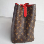 LV NéoNoé MM M44021 Brown Monogram Coated Canvas with Leather and Gold Hardware #RKEO-1 - Image 4