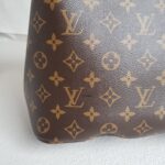 LV NéoNoé MM M44021 Brown Monogram Coated Canvas with Leather and Gold Hardware #RKEO-1 - Image 9