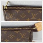 LV Pochette Accessories Brown Monogram Coated Canvas with Leather and Gold Hardware #RSLO-5 - Image 8