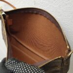 LV Pochette Accessories Brown Monogram Coated Canvas with Leather and Gold Hardware #RSLO-5 - Image 18