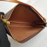 LV Pochette Accessories Brown Monogram Coated Canvas with Leather and Gold Hardware #RSLO-5 - Image 19