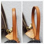 LV Pochette Accessories Brown Monogram Coated Canvas with Leather and Gold Hardware #RSLO-5 - Image 12