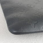 LV Shadow Discovery Pochette Black Monogram Embossed Leather with Silver Hardware #RCRC-1 - Image 16