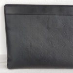 LV Shadow Discovery Pochette Black Monogram Embossed Leather with Silver Hardware #RCRC-1 - Image 6
