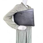 LV Shadow Discovery Pochette Black Monogram Embossed Leather with Silver Hardware #RCRC-1 - Image 23