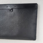 LV Shadow Discovery Pochette Black Monogram Embossed Leather with Silver Hardware #RCRC-1 - Image 4