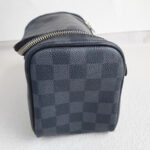 LV Toiletry Pouch N47625 Damier Graphite Coated Canvas with Silver Hardware #RYKS-1 - Image 14