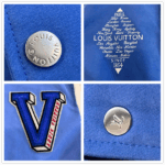 LV x Fragment Design Varsity Jacket Men's Size 46 #RSLY-56 - Image 8