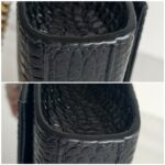 Saint Laurent Kate Medium Black Croc Embossed Leather with Gold Hardware #RYUK-1 - Image 12