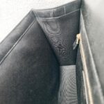 YSL Large Monogram Envelope Bag Black Leather with Gold Hardware #RYSC-1 - Image 29