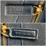 YSL Large Monogram Envelope Bag Black Leather with Gold Hardware #RYSC-1 - Image 25