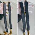 YSL Large Monogram Envelope Bag Black Leather with Gold Hardware #RYSC-1 - Image 19