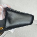 YSL Large Monogram Envelope Bag Black Leather with Gold Hardware #RYSC-1 - Image 9