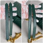 YSL Large Monogram Envelope Bag Green Leather with Gold Hardware #RSUT-1 - Image 22