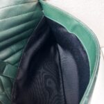 YSL Large Monogram Envelope Bag Green Leather with Gold Hardware #RSUT-1 - Image 26