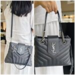 YSL LouLou Grey Leather with Silver Hardware #RYRK-2 - Image 35