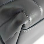 YSL LouLou Grey Leather with Silver Hardware #RYRK-2 - Image 11