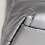 YSL LouLou Grey Leather with Silver Hardware #RYRK-2 - Image 13