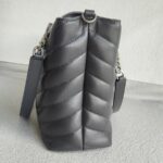 YSL LouLou Grey Leather with Silver Hardware #RYRK-2 - Image 8