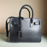 YSL Sac De Jour Bag Black Smooth Leather and Gold Hardware #RKTT-2