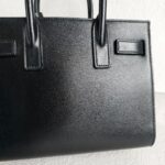 YSL Sac De Jour Bag Black Smooth Leather and Gold Hardware #RKTT-2 - Image 6