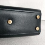 YSL Sac De Jour Bag Black Smooth Leather and Gold Hardware #RKTT-2 - Image 10