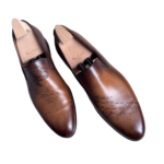 Berluti Men Loafer Size 7.5 Leather Shoes #RSLY-124