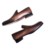 Berluti Men Loafer Size 7.5 Leather Shoes #RSLY-124 - Image 8