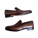 Berluti Men Loafer Size 7.5 Leather Shoes #RSLY-124 - Image 9