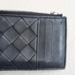 Bottega Veneta Card Holder Black Intrecciato Leather with Silver Hardware #RSLY-200 - Image 5