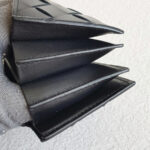 Bottega Veneta Card Holder Black Intrecciato Leather with Silver Hardware #RSLY-201 - Image 8