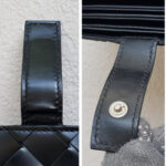 Bottega Veneta Card Holder Black Intrecciato Leather with Silver Hardware #RSLY-201 - Image 11
