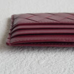 Bottega Veneta Card Holder Maroon Leather #RSKO-2 - Image 6