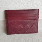 Bottega Veneta Card Holder Maroon Leather #RSKO-2 - Image 3