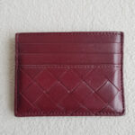 Bottega Veneta Card Holder Maroon Leather #RSKO-2 - Image 4