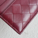 Bottega Veneta Card Holder Maroon Leather #RSKO-2 - Image 10