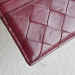 Bottega Veneta Card Holder Maroon Leather #RSKO-2 - Image 11