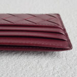 Bottega Veneta Card Holder Maroon Leather #RSKO-2 - Image 7