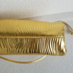 Bottega Veneta The Mini Pouch Bag/Clutch Gold Patent Leather with Gold Hardware #RSYC-1 - Image 14
