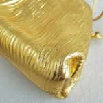 Bottega Veneta The Mini Pouch Bag/Clutch Gold Patent Leather with Gold Hardware #RSYC-1 - Image 18