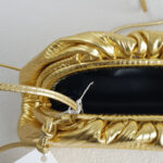 Bottega Veneta The Mini Pouch Bag/Clutch Gold Patent Leather with Gold Hardware #RSYC-1 - Image 11