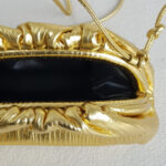 Bottega Veneta The Mini Pouch Bag/Clutch Gold Patent Leather with Gold Hardware #RSYC-1 - Image 12