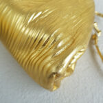 Bottega Veneta The Mini Pouch Bag/Clutch Gold Patent Leather with Gold Hardware #RSYC-1 - Image 16