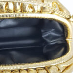 Bottega Veneta The Mini Pouch Bag/Clutch Gold Patent Leather with Gold Hardware #RSYC-1 - Image 21