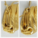 Bottega Veneta The Mini Pouch Bag/Clutch Gold Patent Leather with Gold Hardware #RSYC-1 - Image 7