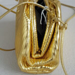 Bottega Veneta The Mini Pouch Bag/Clutch Gold Patent Leather with Gold Hardware #RSYC-1 - Image 9
