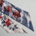 C.dior Mitzah Scarf Multicolor Flower Printed Silk #RSSY-4 - Image 2